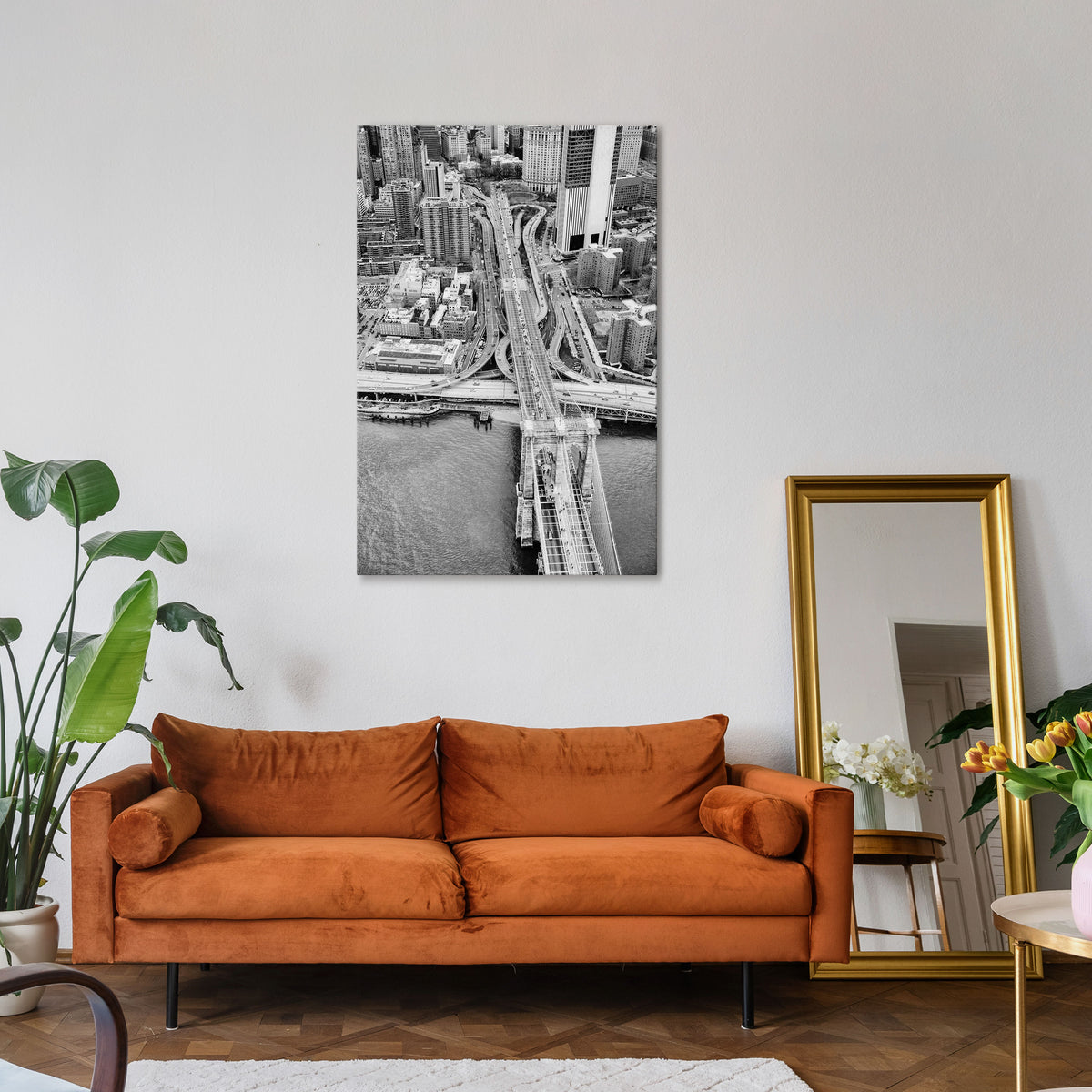 METROPOLITAN MAZE DANCE Vertical Canvas Print