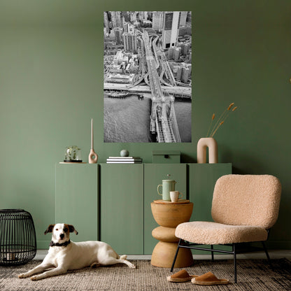 Poster verticale METROPOLITAN MAZE DANCE staccabile e attaccabile