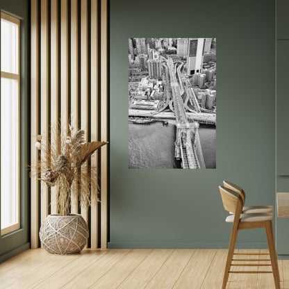 Poster verticale METROPOLITAN MAZE DANCE staccabile e attaccabile