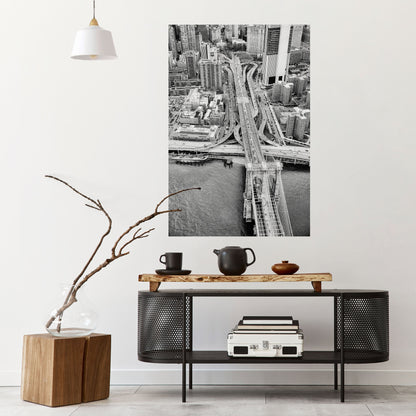 Poster verticale METROPOLITAN MAZE DANCE staccabile e attaccabile