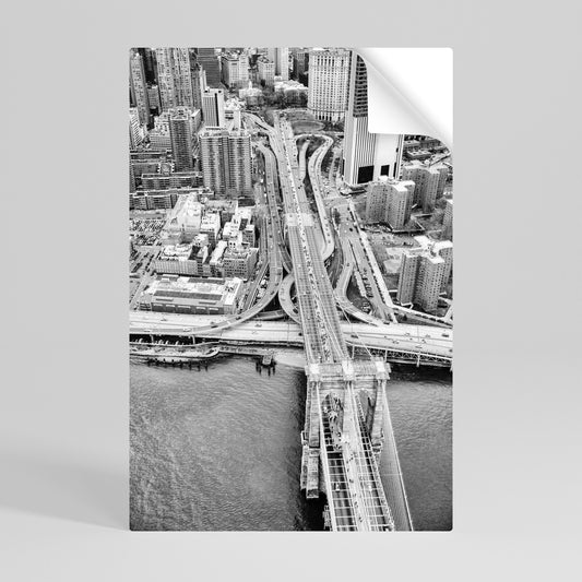 Poster verticale METROPOLITAN MAZE DANCE staccabile e attaccabile
