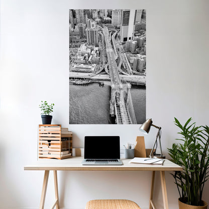 Poster verticale METROPOLITAN MAZE DANCE staccabile e attaccabile