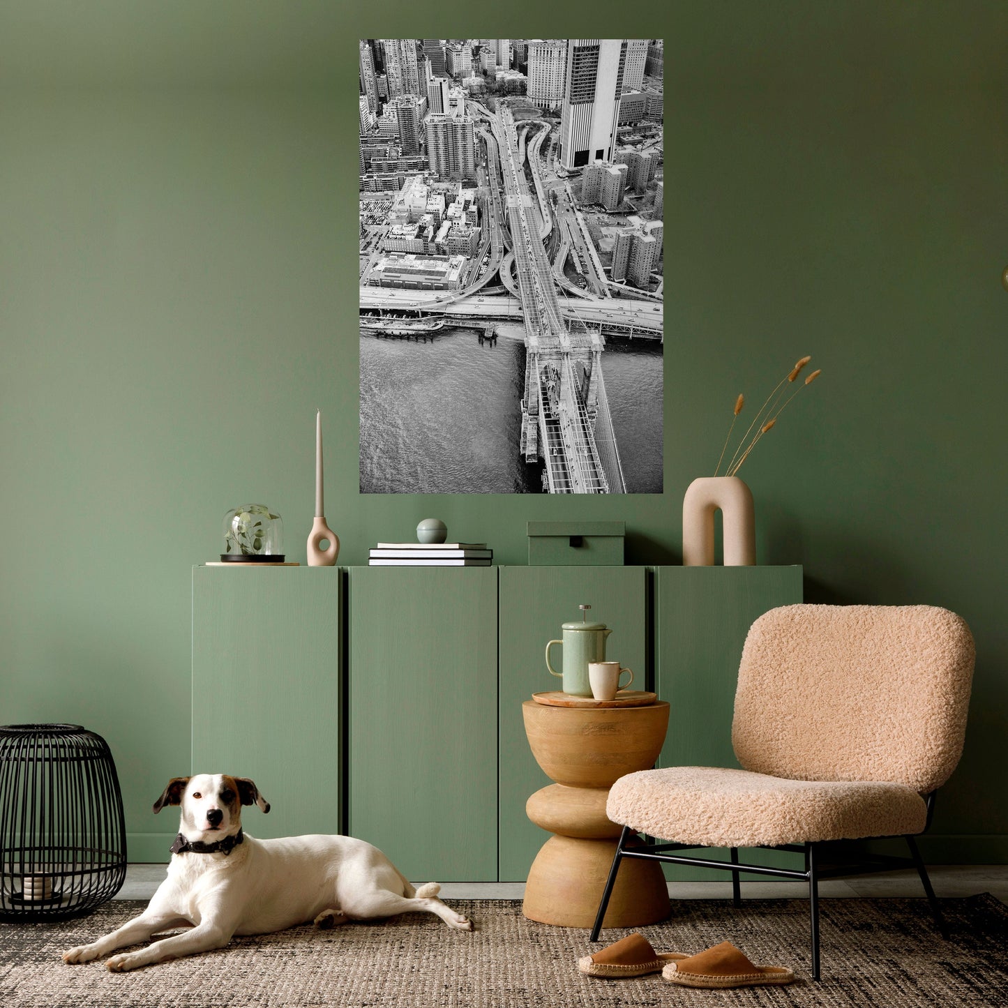 Poster verticale METROPOLITAN MAZE DANCE staccabile e attaccabile