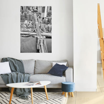 Poster verticale METROPOLITAN MAZE DANCE staccabile e attaccabile