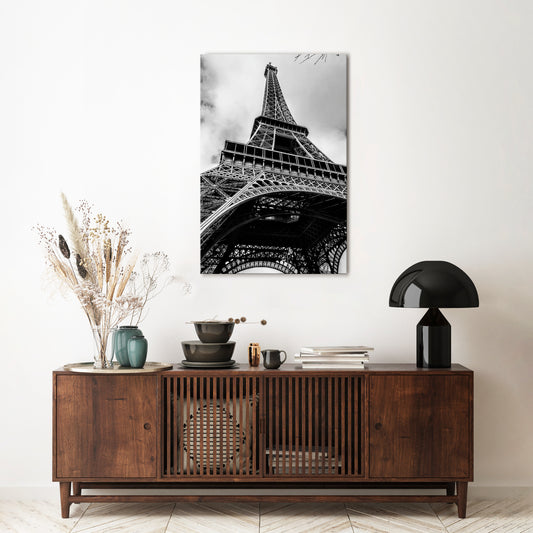 MONOCHROME PARISIAN ICON Vertical Canvas Print
