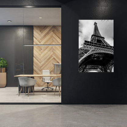 MONOCHROME PARISIAN ICON Vertical Canvas Print