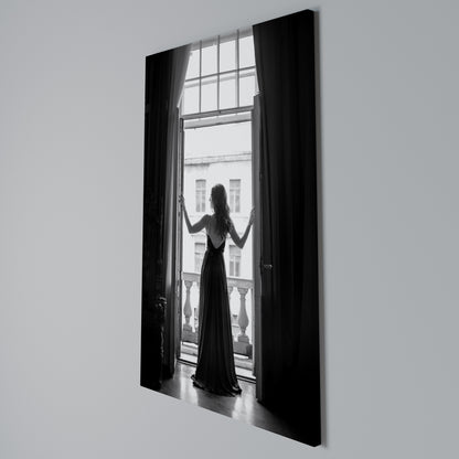 WINDOW TO WONDERS Stampa su Tela Verticale