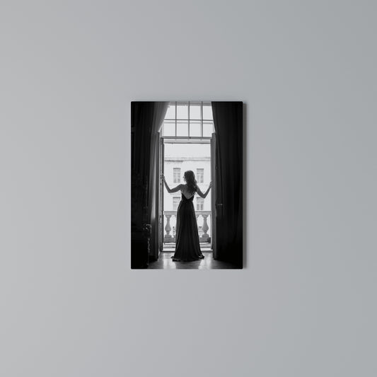 WINDOW TO WONDERS Stampa su Tela Verticale