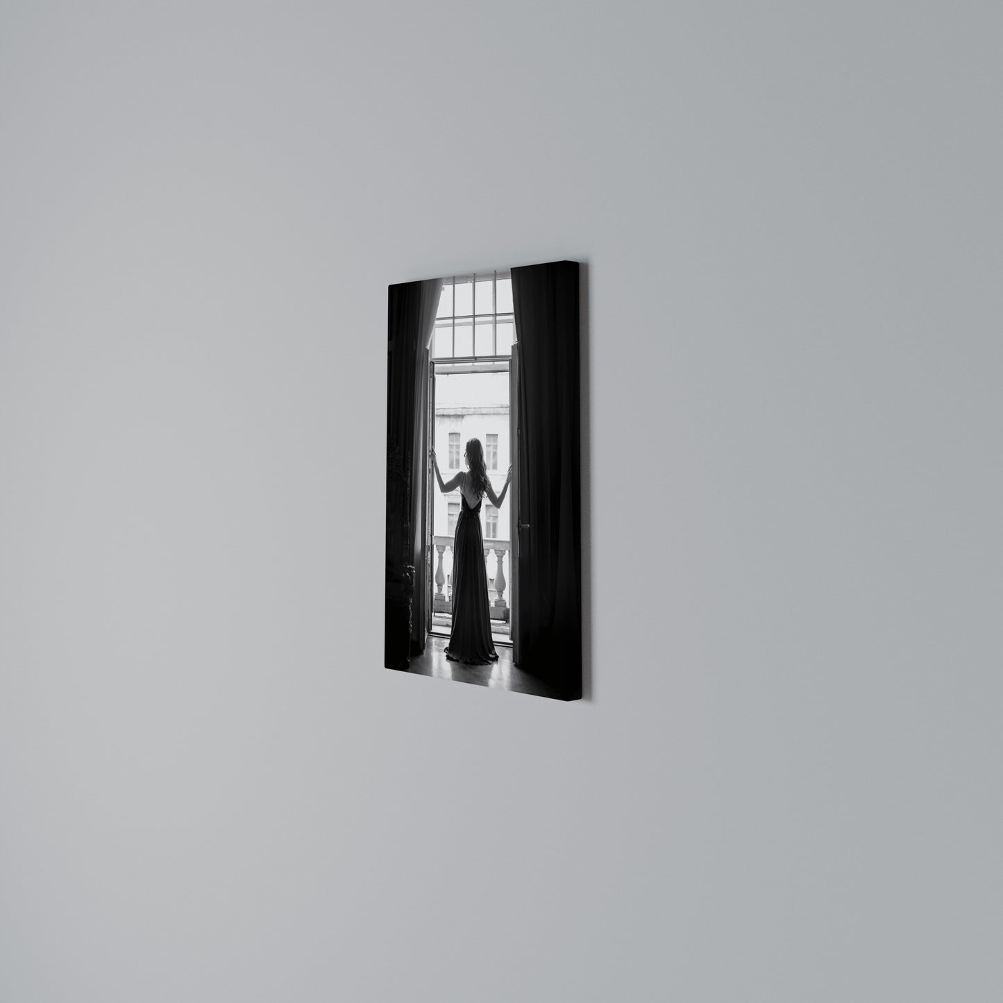WINDOW TO WONDERS Stampa su Tela Verticale
