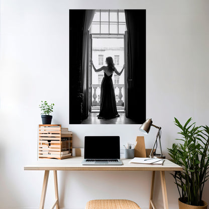 WINDOW TO WONDERS Poster verticale staccabile e attaccabile