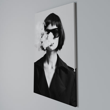 SMOKY BELLE Stampa su Tela Verticale