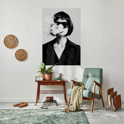 Poster verticale SMOKY BELLE stacca e attacca