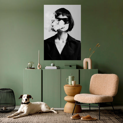 Poster verticale SMOKY BELLE stacca e attacca