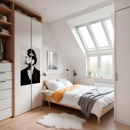 Poster verticale SMOKY BELLE stacca e attacca