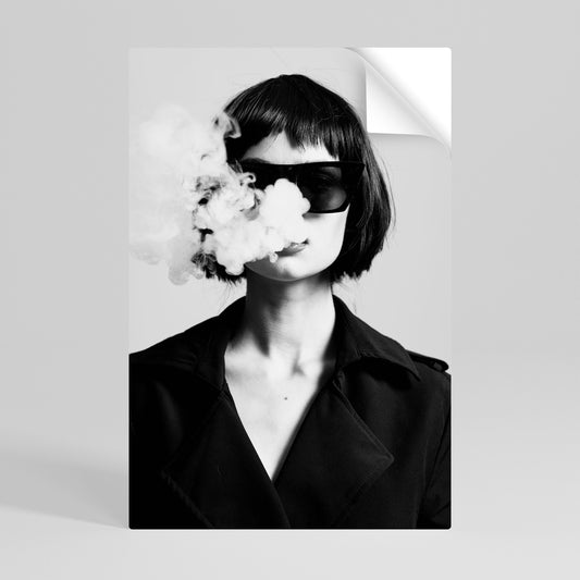 Poster verticale SMOKY BELLE stacca e attacca