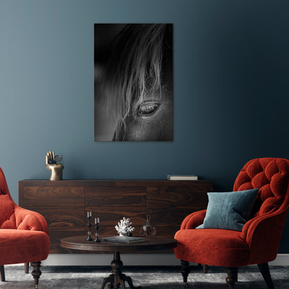 SILENT STRENGTH Vertical Canvas Print