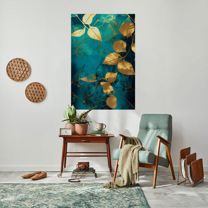 FOLIAGE FANTASIA Poster verticale staccabile e attaccabile
