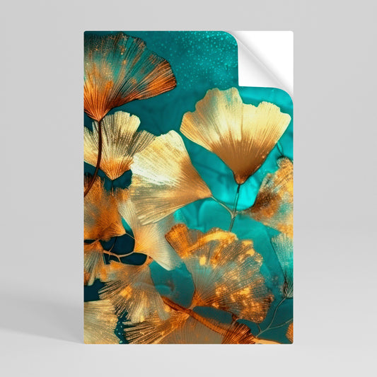 Poster verticale staccabile e attaccabile con FOGLIAME LUMINOSO