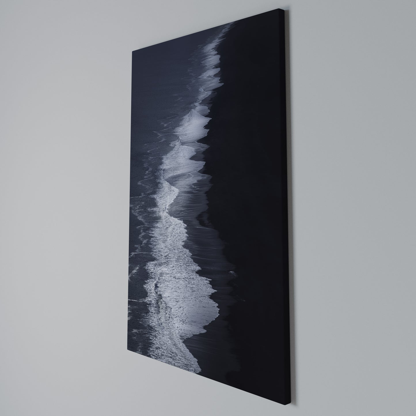 OCEAN'S WHISPER Stampa su Tela Verticale