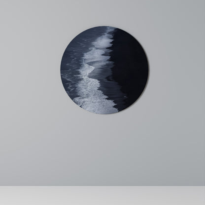 OCEAN'S WHISPER Round Wall Art