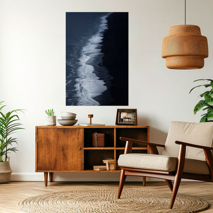 Poster verticale staccabile e attaccabile OCEAN'S WHISPER