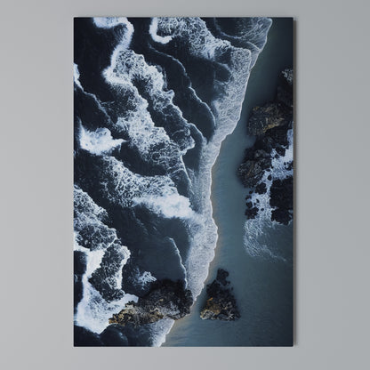 COSMIC COASTLINE Stampa su Tela Verticale
