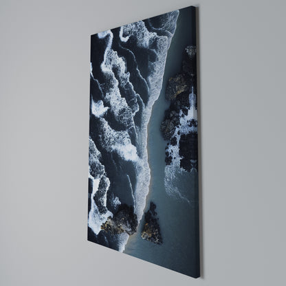 COSMIC COASTLINE Stampa su Tela Verticale