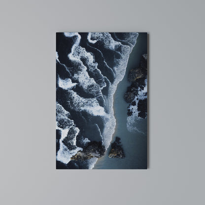 COSMIC COASTLINE Stampa su Tela Verticale