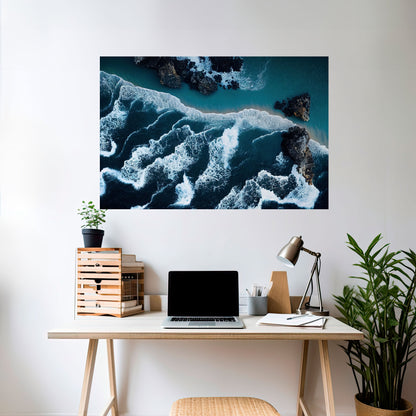 Poster orizzontale staccabile e attaccabile COSTA COSMICA
