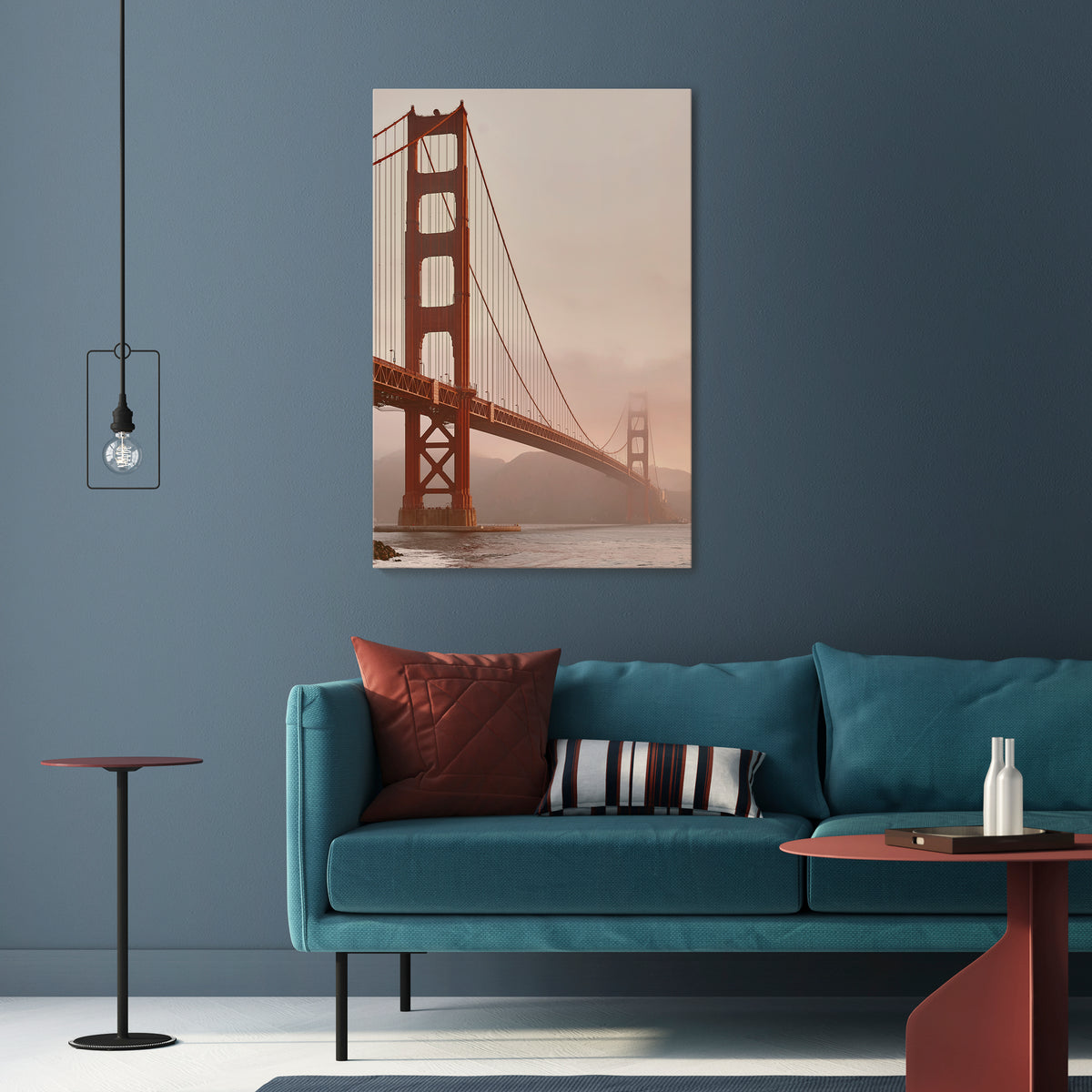 BRIDGE OF DREAMS Vertical Canvas Print