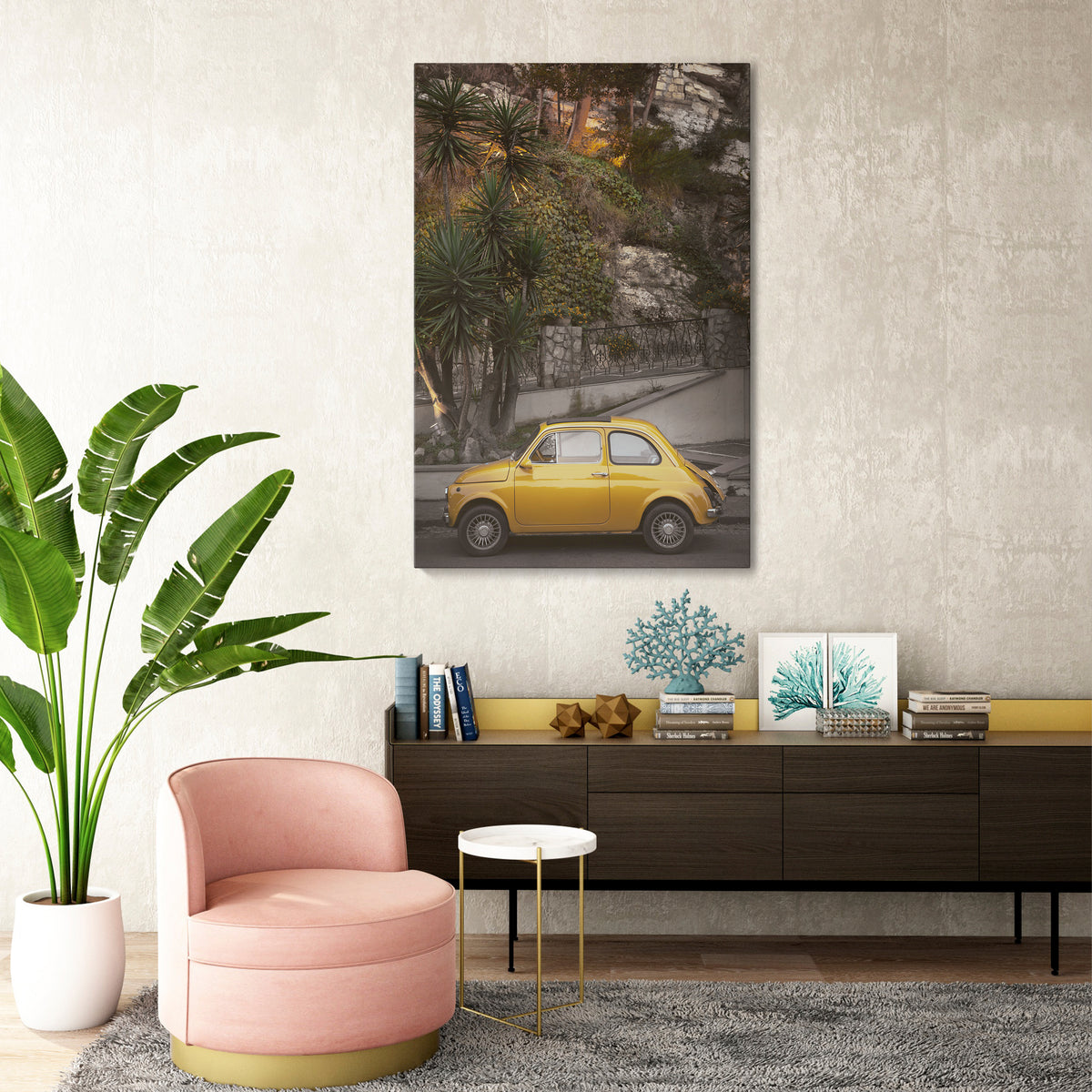 JOYFUL JOURNEY Vertical Canvas Print