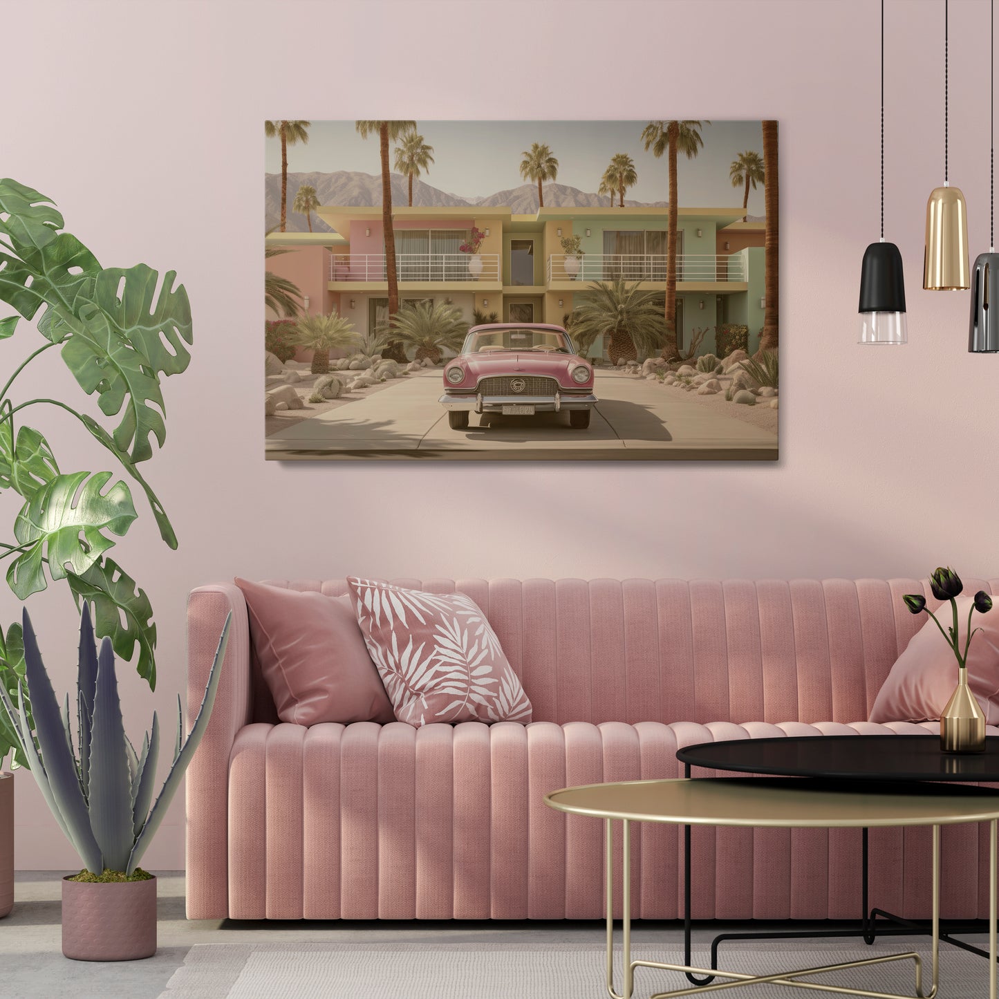 CALIFORNIAN STYLE Stampa su tela orizzontale