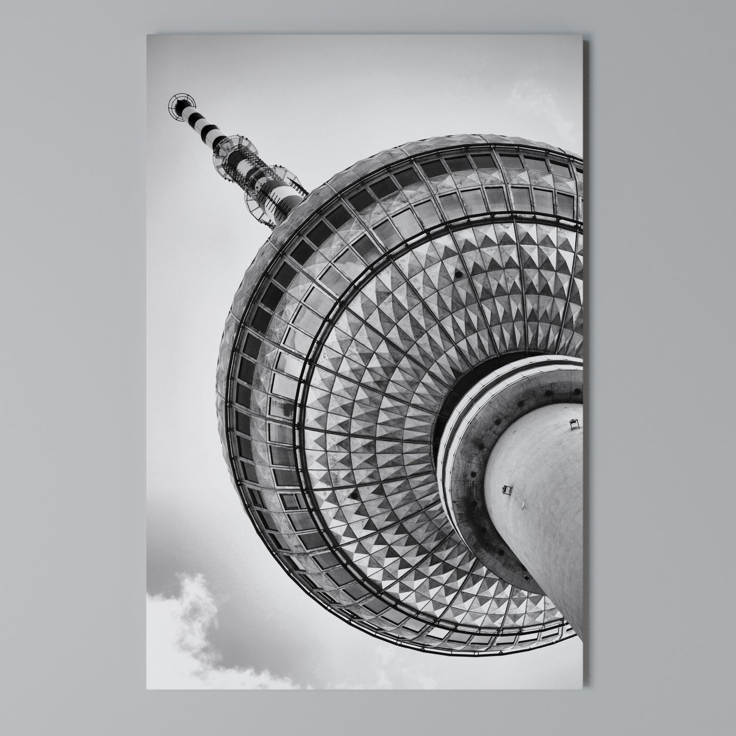 BERLINER FERNSEHTURM Stampa su Tela Verticale
