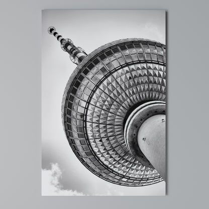 BERLINER FERNSEHTURM Stampa su Tela Verticale