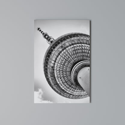 BERLINER FERNSEHTURM Stampa su Tela Verticale