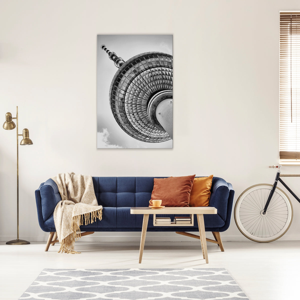 BERLINER FERNSEHTURM Vertical Canvas Print