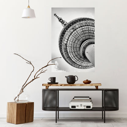 BERLINER FERNSEHTURM Poster verticale stacca e incolla