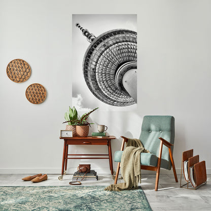 BERLINER FERNSEHTURM Poster verticale stacca e incolla