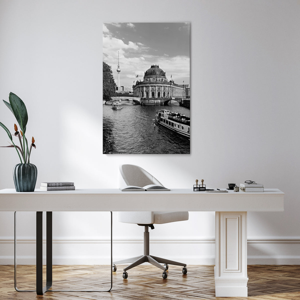 GHOSTS OF HISTORY Vertical Canvas Print
