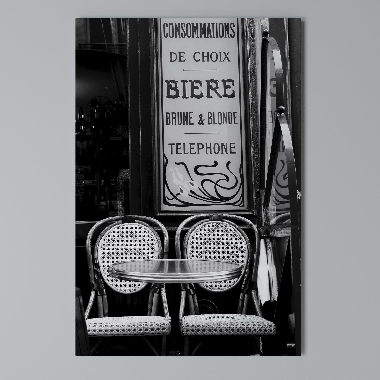 BISTRO VIBRATIONS Stampa su Tela Verticale