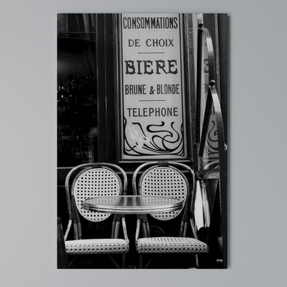 BISTRO VIBRATIONS Stampa su Tela Verticale