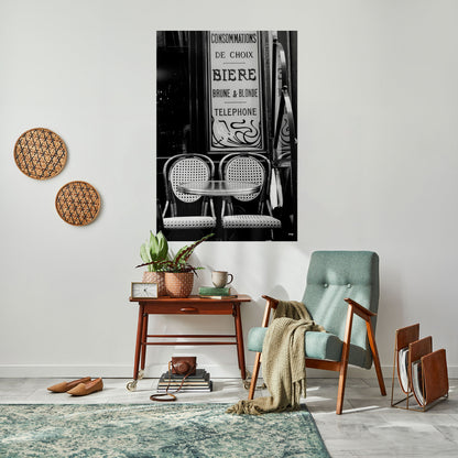 Poster verticale staccabile e attaccabile BISTRO VIBRATIONS