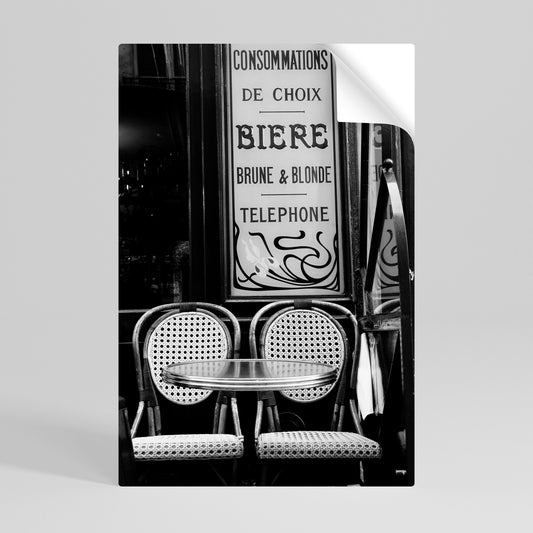 Poster verticale staccabile e attaccabile BISTRO VIBRATIONS