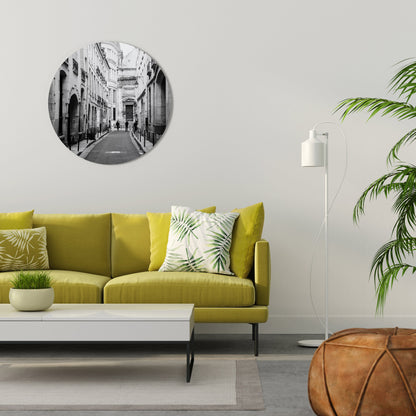 SECRET PATHWAYS UNVEILED Round Wall Art