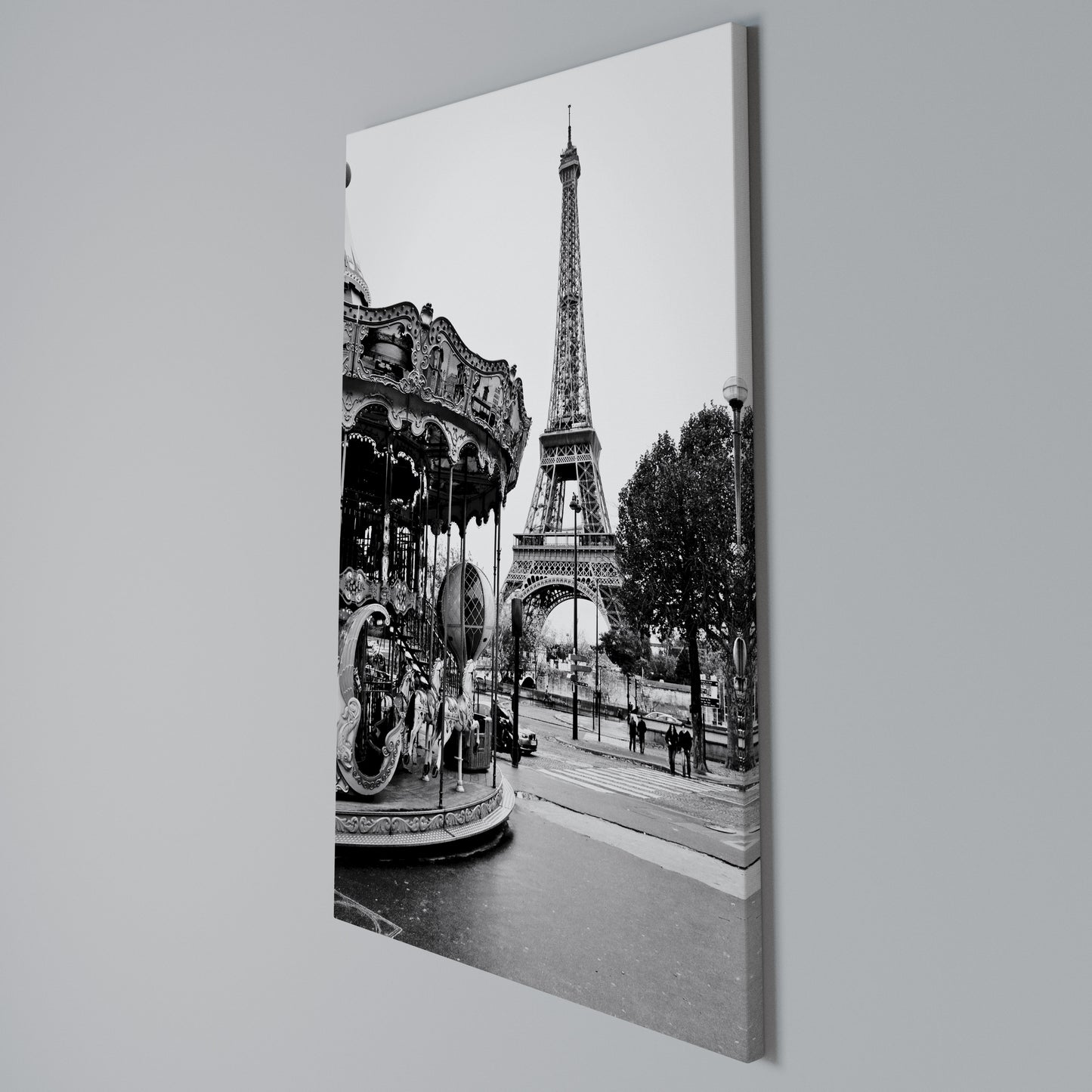 CHARMS OF THE CITY Vertical Canvas Print