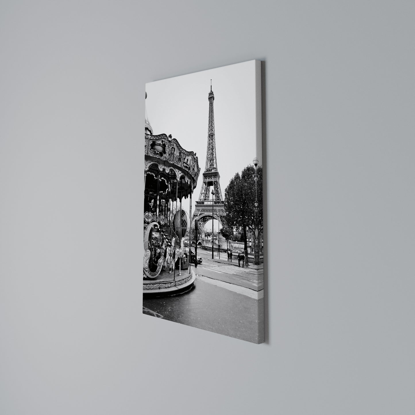 CHARMS OF THE CITY Vertical Canvas Print