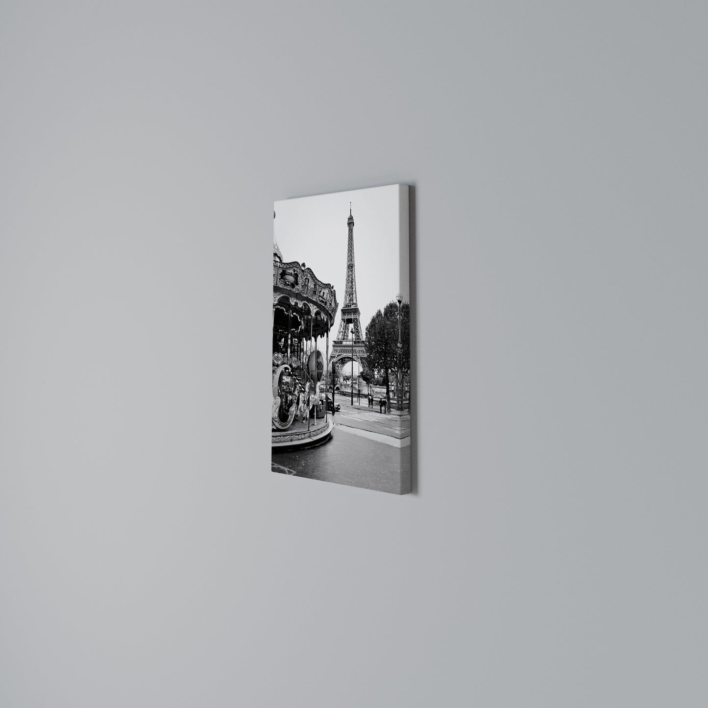CHARMS OF THE CITY Vertical Canvas Print