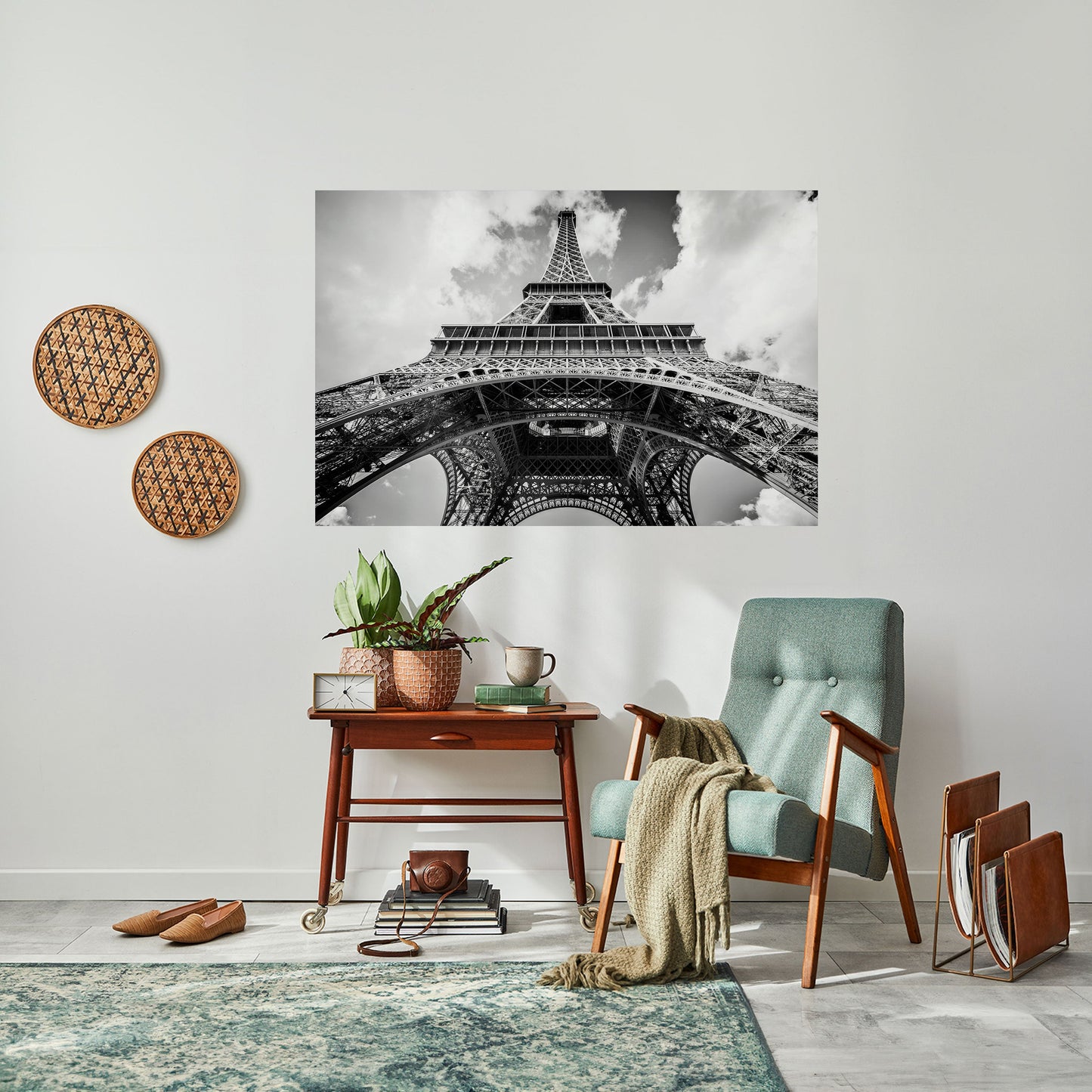 Poster orizzontale staccabile e attaccabile con PROSPETTIVA EIFFEL SENZA TEMPO
