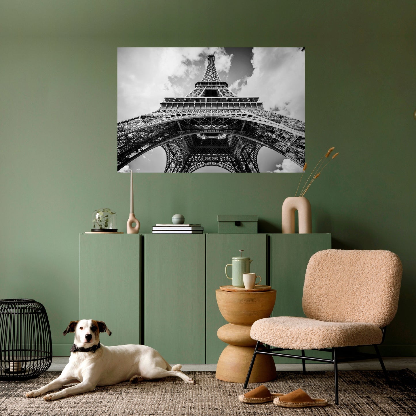 Poster orizzontale staccabile e attaccabile con PROSPETTIVA EIFFEL SENZA TEMPO