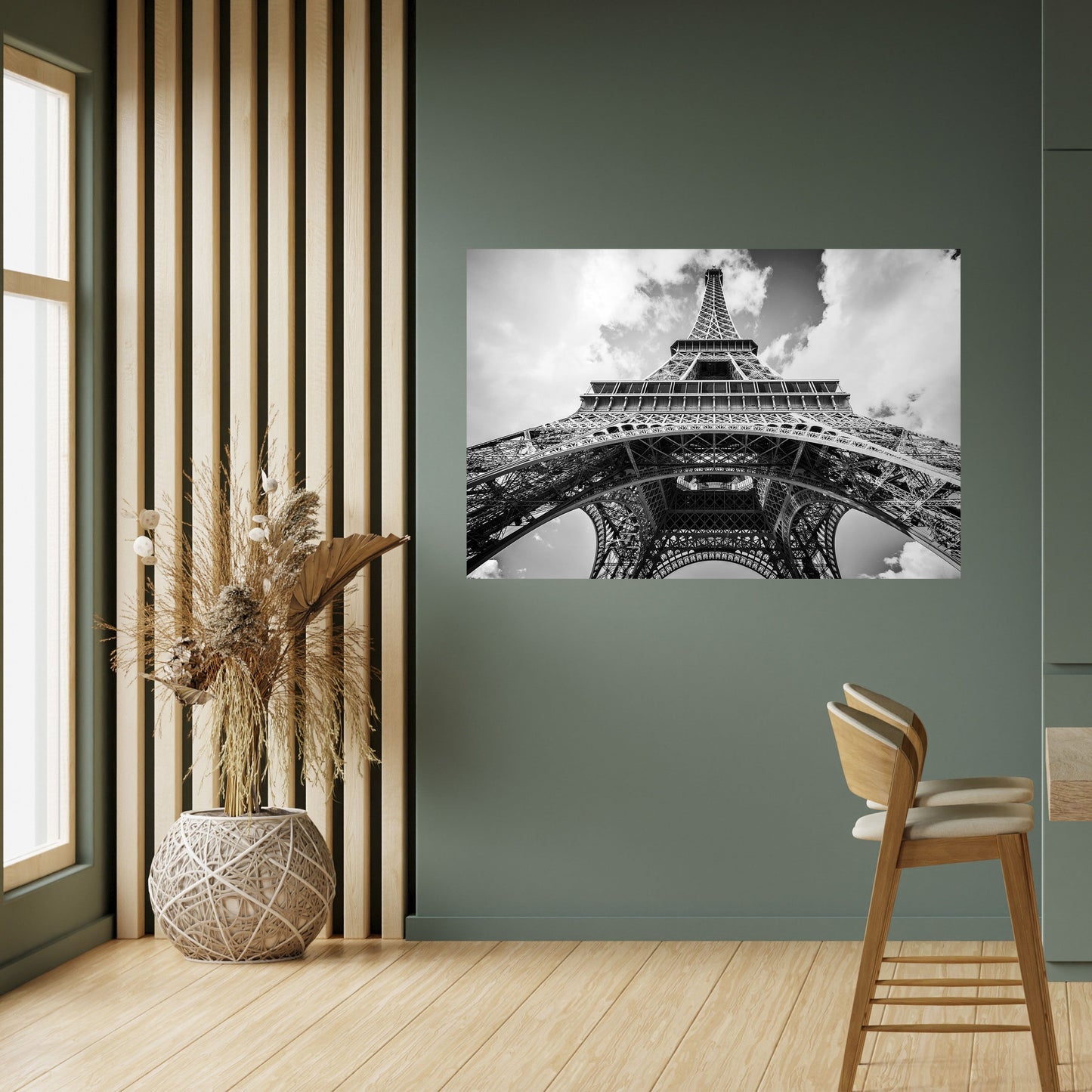 Poster orizzontale staccabile e attaccabile con PROSPETTIVA EIFFEL SENZA TEMPO